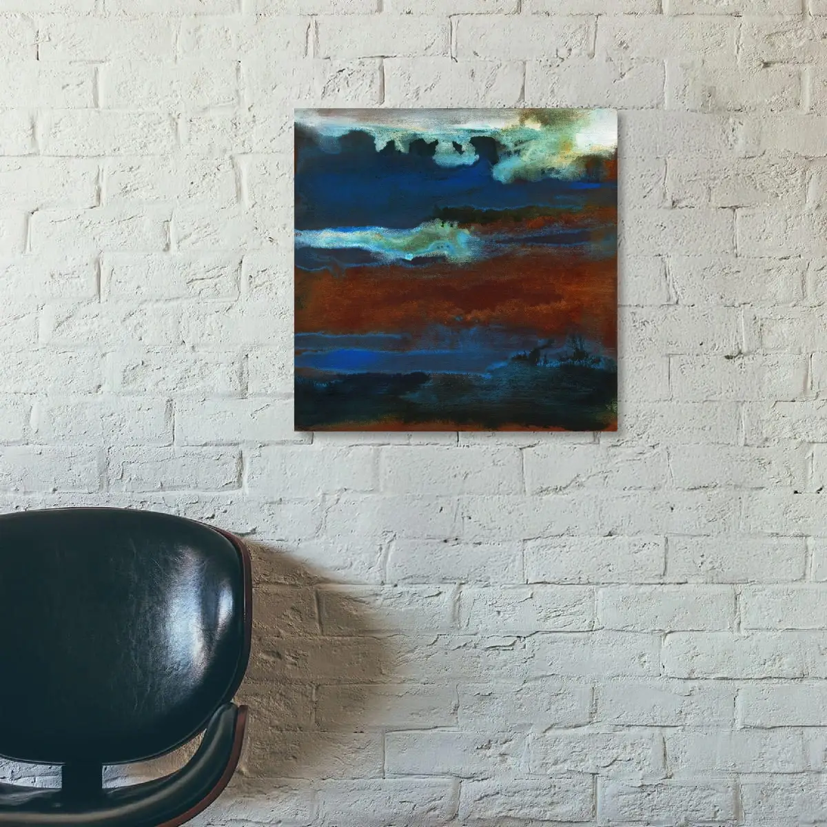 Tidal Tempest on White Brick Wall.webp