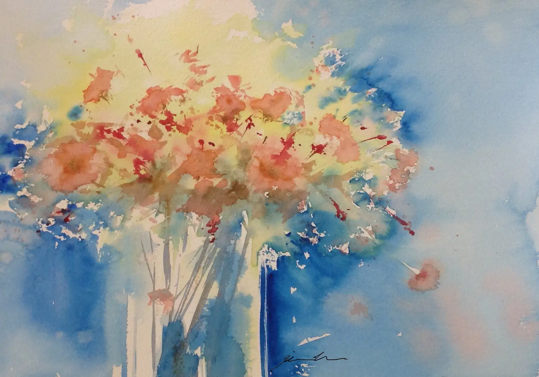 Blue Floral