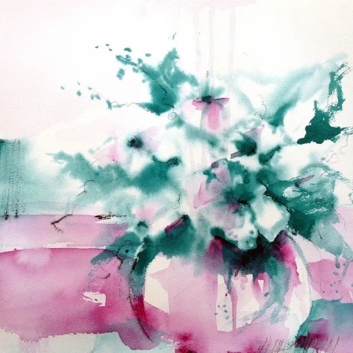 Pink and Teal Tease